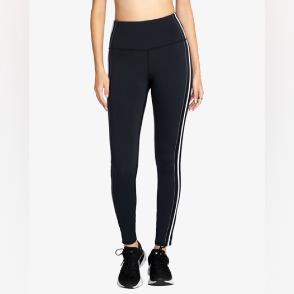 NWT - RVCA: ELASTIC SIDE WORKOUT LEGGINGS Sz: S/8 - Picture 2 of 7